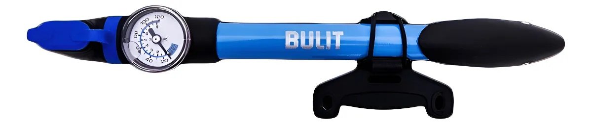 INFLADOR  DE MANO BULIT CON MANOMETRO SERIE 600 CELESTE